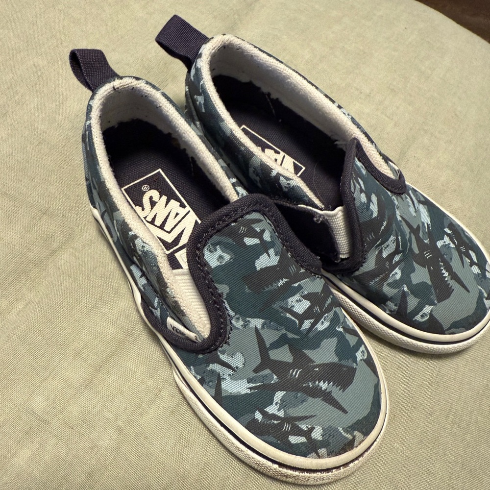 Vans Shark Pattern